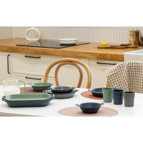 야외 식사를 편안하고 즐겁게 만드는 주방선생 캠핑플레이트 패밀리 세트