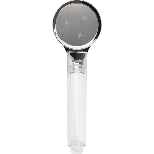 바스템 리워터 퓨어 크롬 필터샤워기, 1개, 실버