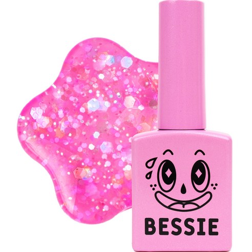 BESSIE 네온 글리터젤 네온팝 GL, GL44, 11ml, 1개