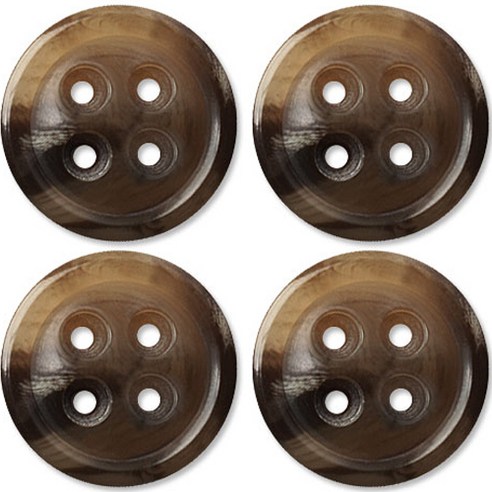 동대문단추왕 고급 무광 코트 가디건 단추 베이지 25mm, 두툼이 DBG, 4개