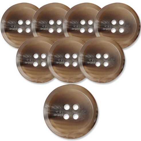동대문단추왕 고급 무광 코트 가디건 단추 베이지 25mm, 각시봉 DBG, 8개