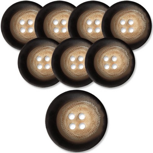 동대문단추왕 고급 무광 코트 가디건 단추 베이지 25mm, 8개, BG 빌리지, 빌리지