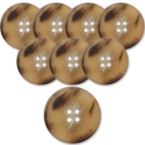동대문단추왕 고급 무광 코트 가디건 단추 베이지 25mm, 8개, DBG 가우디, 가우디