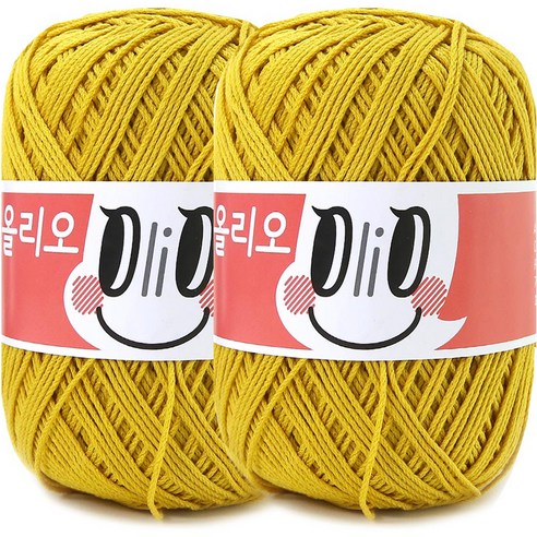 니뜨 올리오 뜨개실 70g, 751_허니골드, 2개