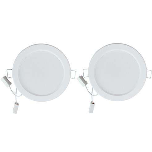 루시아 LED 디밍 매입등 5W 외경 100mm x 높이 30mm x 타공 80mm, 주광색, 2개