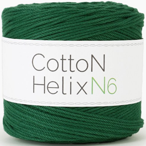 쎄비 코튼 헬릭스 N6 뜨개실 150g, 622 딥그린, 1개