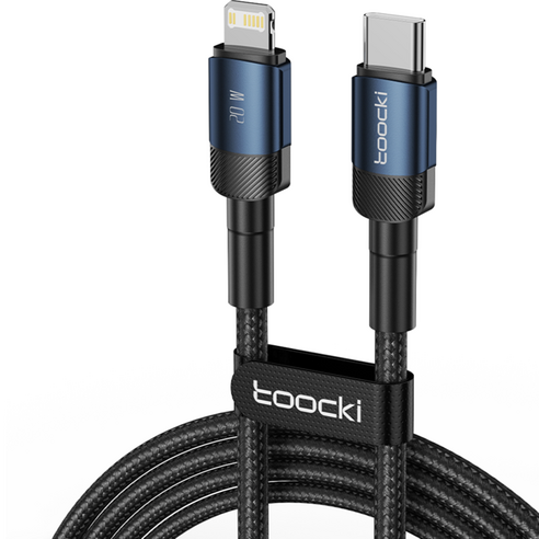 [OKㅣ강추] Toocki 투키 PD 20W 터보스트림 타입C to 라이트닝 8핀 초고속 충전 케이블: 신속하고 안정적인 충전 경험 [OKNOWㅣ추천상품]