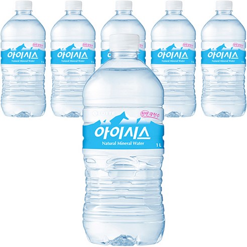 아이시스 생수, 1L, 6개