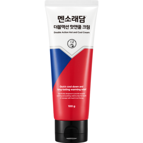 멘소래담 더블액션 핫앤쿨 크림, 100g, 2개