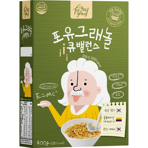 포유그래놀 큐밸런스 시리얼, 1개, 400g
