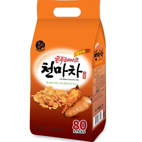 우리차 실속형 콘푸레이크 천마차, 18g, 80개입, 1개 
커피/원두/차