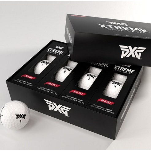 PXG 익스트림 골프공은 3피스로 구성된 내구성 뛰어난 제품입니다.