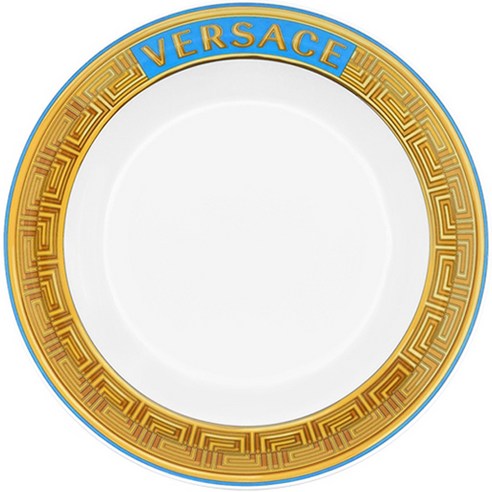 베르사체 메두사 앰플리파이드 스프 플레이트 22cm, 블루, 1개