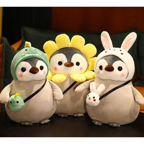 귀여움과 편안함이 가득한 모찌 말랑 인형 펭귄 쿠션