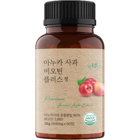 네이처발란스 아누카 사과 비오틴 플러스 정 36g, 2개