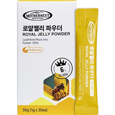 마더네스트 로얄젤리 파우더 스틱형 30p, 1개, 30g