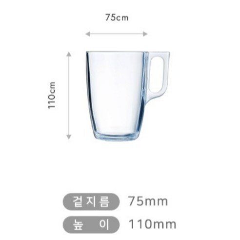 프랑스산 우아함과 편리함을 갖춘 루미낙 누에보 머그잔