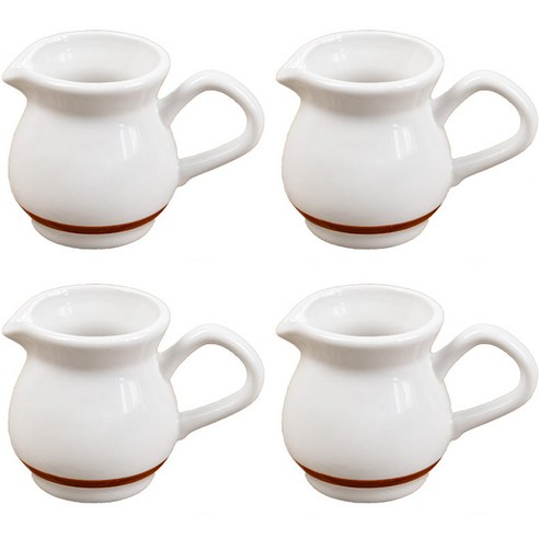 시라쿠스 메이플 소스컵 70ml, 라인브라운, 4개