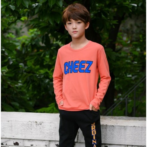 少年  時尚  男孩  服裝  上衣  圓形  T卹  少年  9+  青年