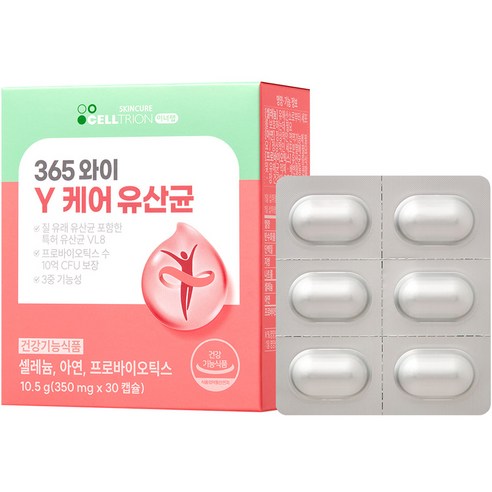 셀트리온 이너랩 365 와이 Y 케어 여성 유산균 10.5g, 30정, 4개