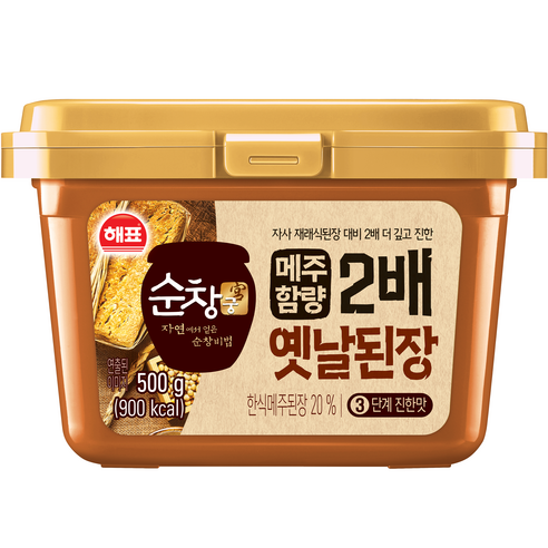 해표 순창궁 옛날된장, 500g, 1개