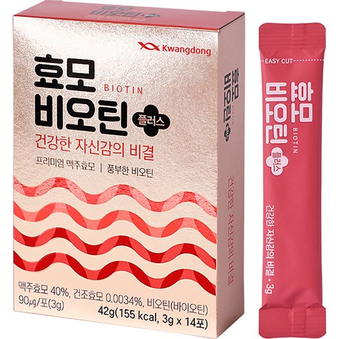 광동 효모 비오틴 플러스 14p, 42g, 1개