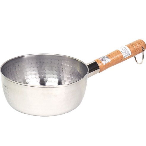 아틱앤베이스 인덕션 유키하라 눈금 IH 스텐 다시냄비, 18cm, 혼합색상, 18cm