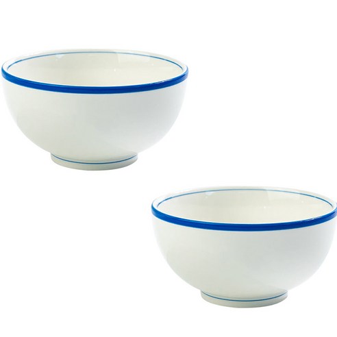 시라쿠스 메이플 대접 12cm, 라인블루, 2개