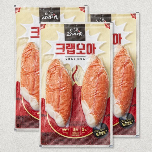 고래사어묵 크랩모아, 140g, 9봉