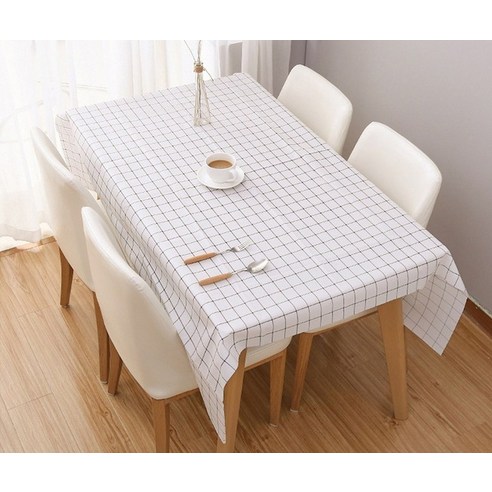 쏟아도 닦으면 끝! 깔끔하고 편리한 PVC 방수 식탁보로 식탁 고민 해결!