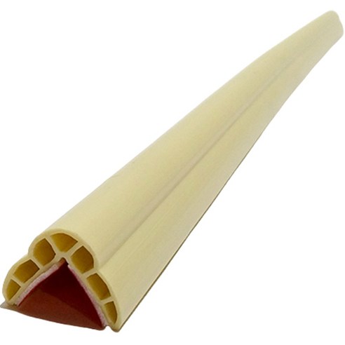 문인테크 유아용 연질 모서리 보호대 20mm, 미색, 2개, 1.2m