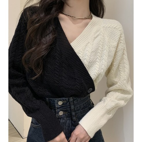 女  時尚  服裝  上衣  V 領  針織  毛衣  成年女性  成年女性  女裝