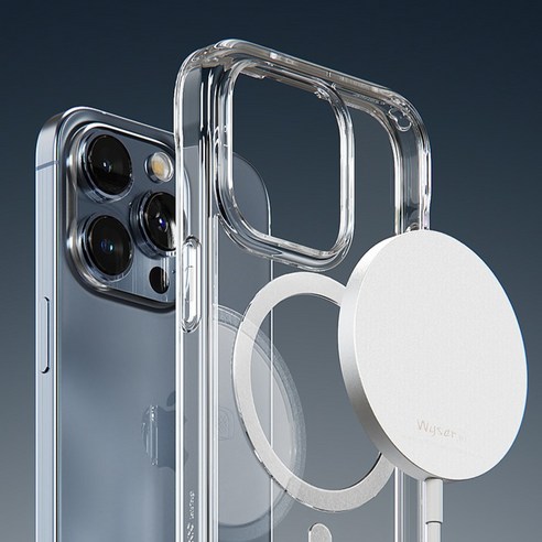 탁월한 보호와 세련된 스타일을 위한 빅쏘 레빅터프 자력강화 아이폰 맥세이프 범퍼 케이스