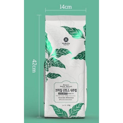 맥널티커피 브라질 산토스 내추럴: 풍부한 맛, 매혹적인 향기, 지속 가능한 커피