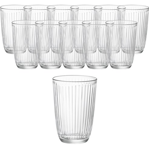보르미올리 라인 워터 390ml, 투명, 12개