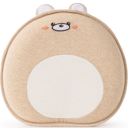 애니멀 유아용 두상베개 곰, 브라운, 1개