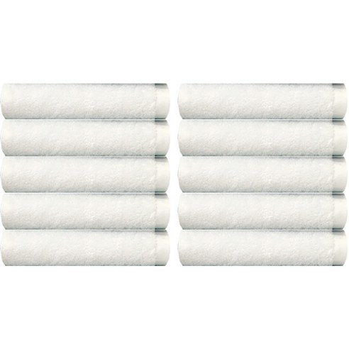 송월타월 유니크 수건 170g 30수 코마사, 화이트, 10개