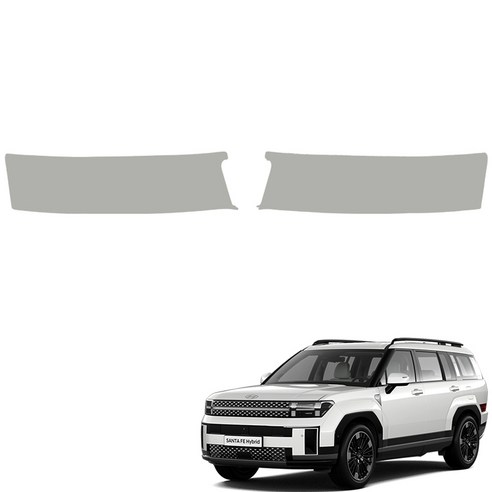 메이튼 순정 컬러 가죽 트렁크스텝 스크래치 커버, 디 올 뉴 싼타페 MX5, 그레이 C570-25