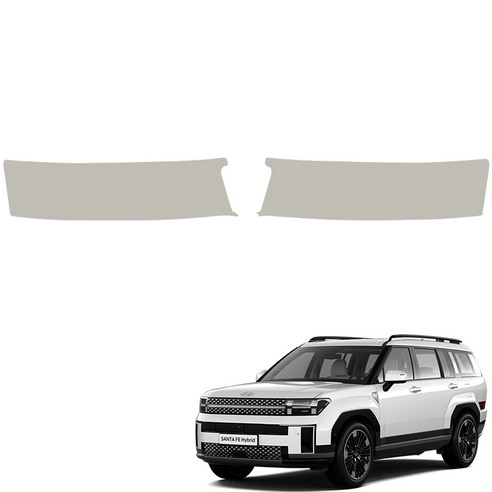 메이튼 순정 컬러 가죽 트렁크스텝 스크래치 커버, 디 올 뉴 싼타페 MX5, 웜 그레이 M186-7J