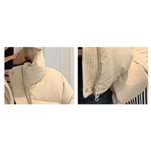 겨울의 편안함과 세련됨을 위한 필수품: 엘쏘 여성용 스탠드 카라 숏 패딩점퍼