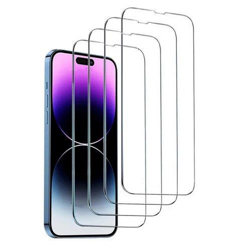 루멘스 슈퍼글라스 9H 강화유리 휴대폰 액정보호필름 4p 세트, 1세트