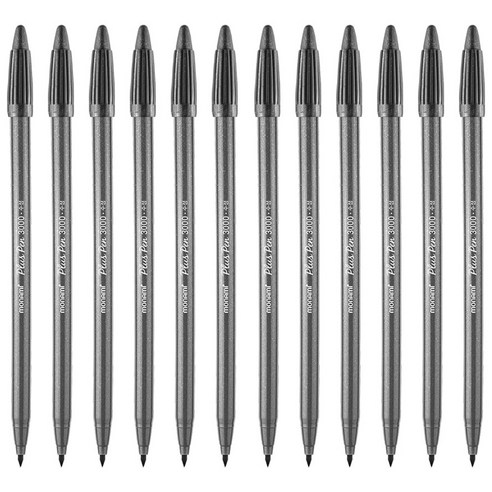 모나미 3000 피그먼트 프러스펜 0.4mm, NG 5 아이언그레이, 12개