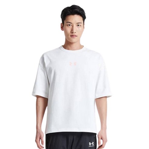 언더아머 UA 오버사이즈 그래픽 반팔티 1375291-100