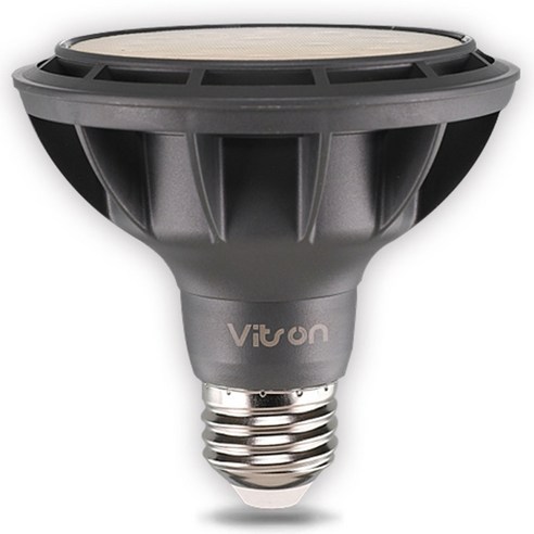 원하 비츠온 스포트 집중형 LED 전구 블랙 15W PAR30, 주백색, 5개