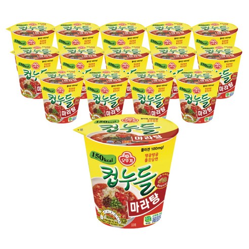 아사히 컵라면 마라탕맛 44.7g, 15개 면종류 아사히 컵라면 마라탕맛 44.7g, 15개 면종류