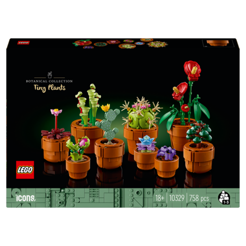 레고 아이콘 미니어처 식물들 10329, 혼합색상