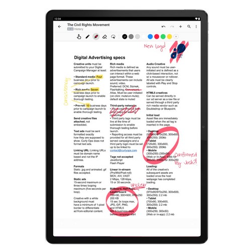 레노버 Tab P12: 몰입의 새로운 지평, 당신의 일상에 예술을 더하다