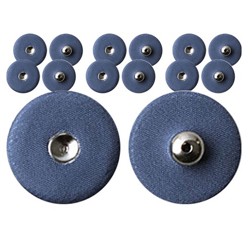 동대문단추왕 싸개 스냅 똑딱이 단추 18mm, 블루, 7개