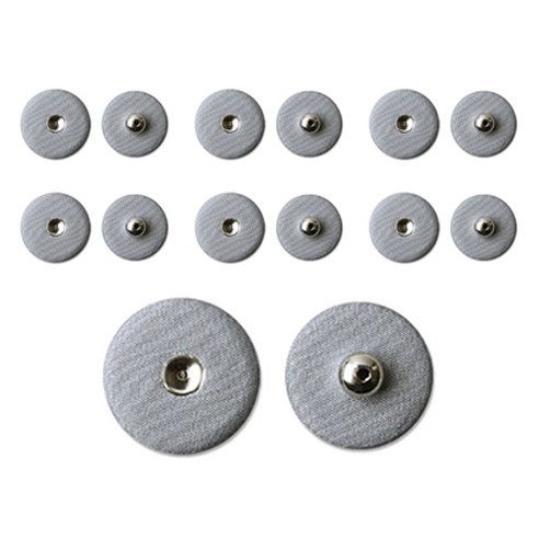 동대문단추왕 싸개 스냅 똑딱이 단추 25mm, 그레이, 1세트