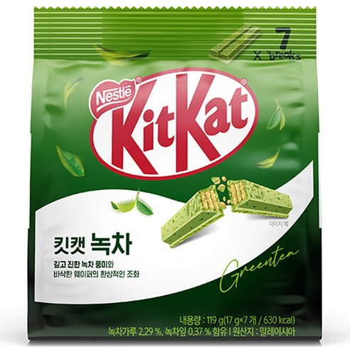 KitKat 녹차 과자, 119g, 1개
